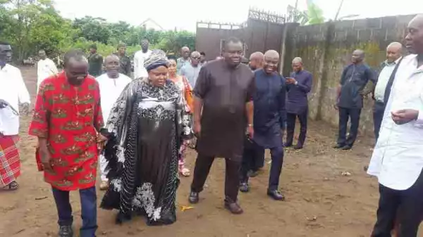 Former First Lady, Patience Jonathan Spotted In Her Hometown, Okrika (Photos)